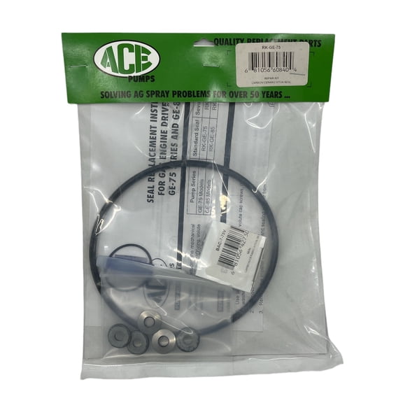 Ace Pumps Repair Seal Kit for FMC-75-HYD, GE-75 Series Pump - RK-GE-75 (60840)