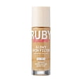 thumbnail image 1 of Ruby Kisses Glowy Skin Filter Foundation - All-in-1 Primer, Skin Tint & Highlighter, Hydrating Light Coverage with Squalane, Natural Dewy Finish, Luminous & Radiant Glow (Golden Medium), 1 of 11