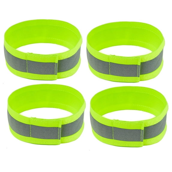 RK High Visibility Reflective Bands - Green / Pack of 4