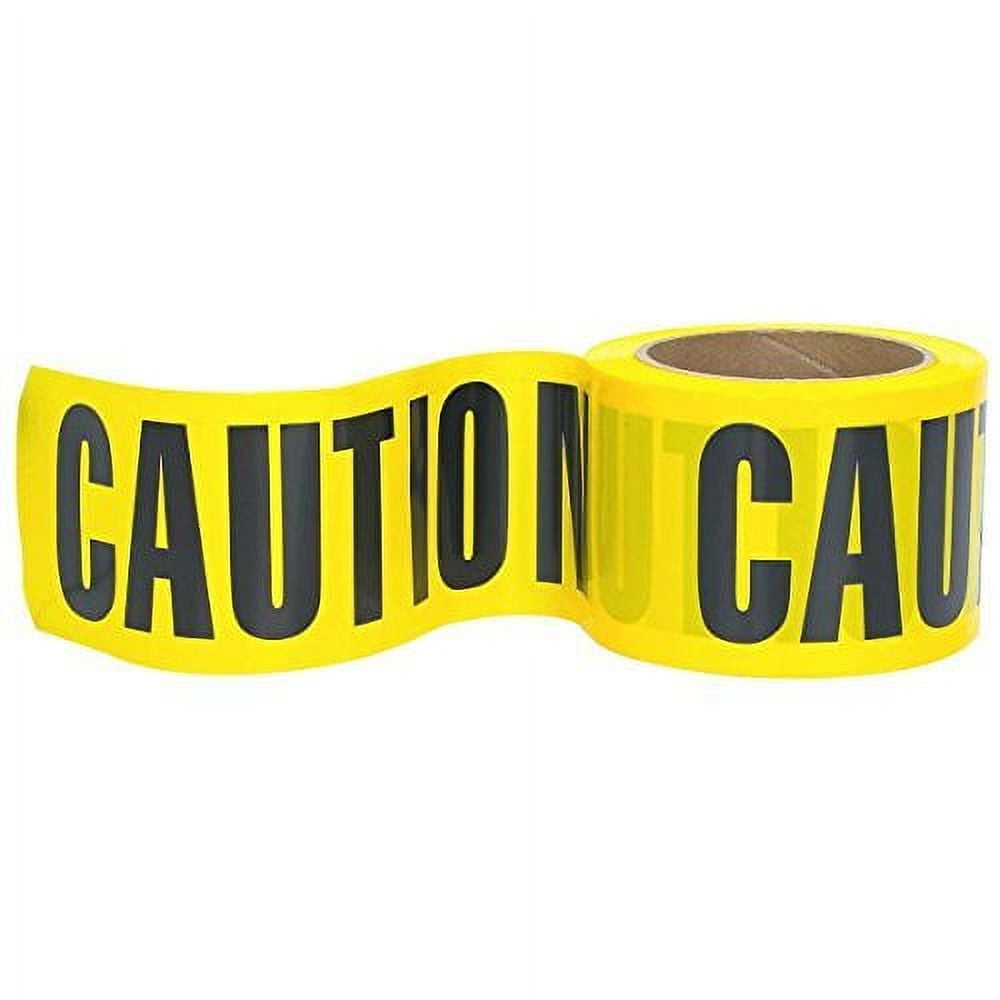 Yellow Caution Tape - 3x1000 Ft High Visibility Safety Barricade Tape