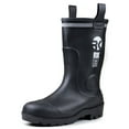 thumbnail image 1 of RK Mens Waterproof Rubber Sole Rain Boots - Black / 7 D(M) US, 1 of 1