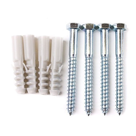 RK RKBP-237KIT 4-Piece Anchor Kit with Screws, For Parking Stops - Mounting Kit For Parking Stop