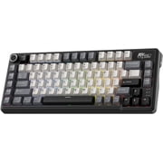 RK ROYAL KLUDGE L75 Gasket Mount Mechanical Keyboard w/Knob/Macro Keys & Touchable Nameplate, Tri-Mode 75% TKL Wireless Keyboard BT/2.4G/USB-C, Hot Swappable, Pro Software, Massive 8000mAh Battery
