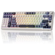RK ROYAL KLUDGE L98 Wireless Mechanical Keyboard w/Left-Handed Southpaw Design Numpad & Hot Swappable Knob, Tri-Mode 95% Keyboard BT/2.4G/USB-C, Pro Software, Gasket Mount, Massive 8000mAh Battery