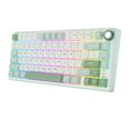 thumbnail image 1 of RK ROYAL KLUDGE R75 Mechanical Keyboard Wired with Volumn Knob 75% TKL Custom Gaming Keyboard Gasket Mount RGB Backlit with Software MDA Profile Hot Swappable Silver Switch PBT Keycaps, 1 of 16