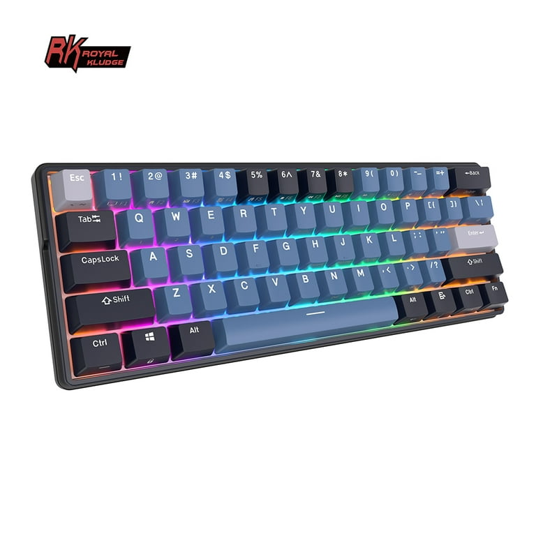 RK ROYAL KLUDGE RK61 Plus Wireless Mechanical Keyboard 60% Gaming