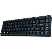RK ROYAL KLUDGE RK68 Wireless Hot Swappable 65% Mechanical Keyboard, 68 Keys Compact BT5.0 Gaming Keyboard with Stand-Alone Arrow/Control Keys, Black, Quiet Red Switch