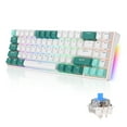 thumbnail image 1 of RK ROYAL KLUDGE RK71 Mechanical Gaming Keyboard - 70% Layout Compact Small Keyboard, Hot-Swappable Custom Keyboard,2.4G/Bluetooth5.0/USB-C Wired Keyboard, Programmable Macro, RGB Backlit TKL Keyboard, 1 of 6
