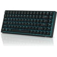 thumbnail image 1 of RK ROYAL KLUDGE RK84 Wireless Blue Backlit 75% Triple Mode BT5.0/2.4G/USB-C Hot Swappable Mechanical Keyboard, 84 Keys Tenkeyless Mechanical Keyboard w/Programmable Software, Brown Switch, 1 of 7