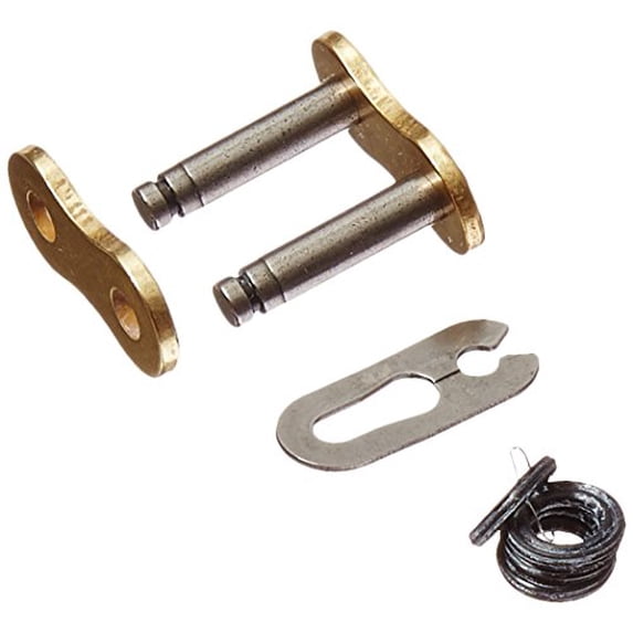 RK Racing Chain GB530XSOZ1-CLIP-CL (530 Series) Gold RX-Ring Clip-Type Connecting Link