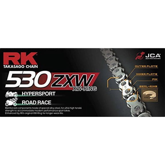 RK Racing Chain GB530ZXW-120