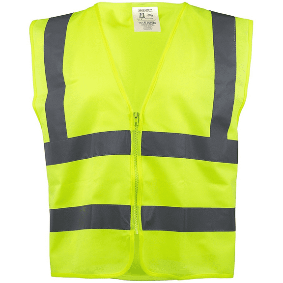 RK Safety Z7412 High Visibility Safety Vest, ANSI/ ISEA Standard - Neon Yellow / XXX-Large
