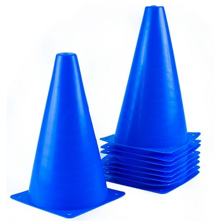RK Sports CONE-9S Plastic Sport Cones - Blue