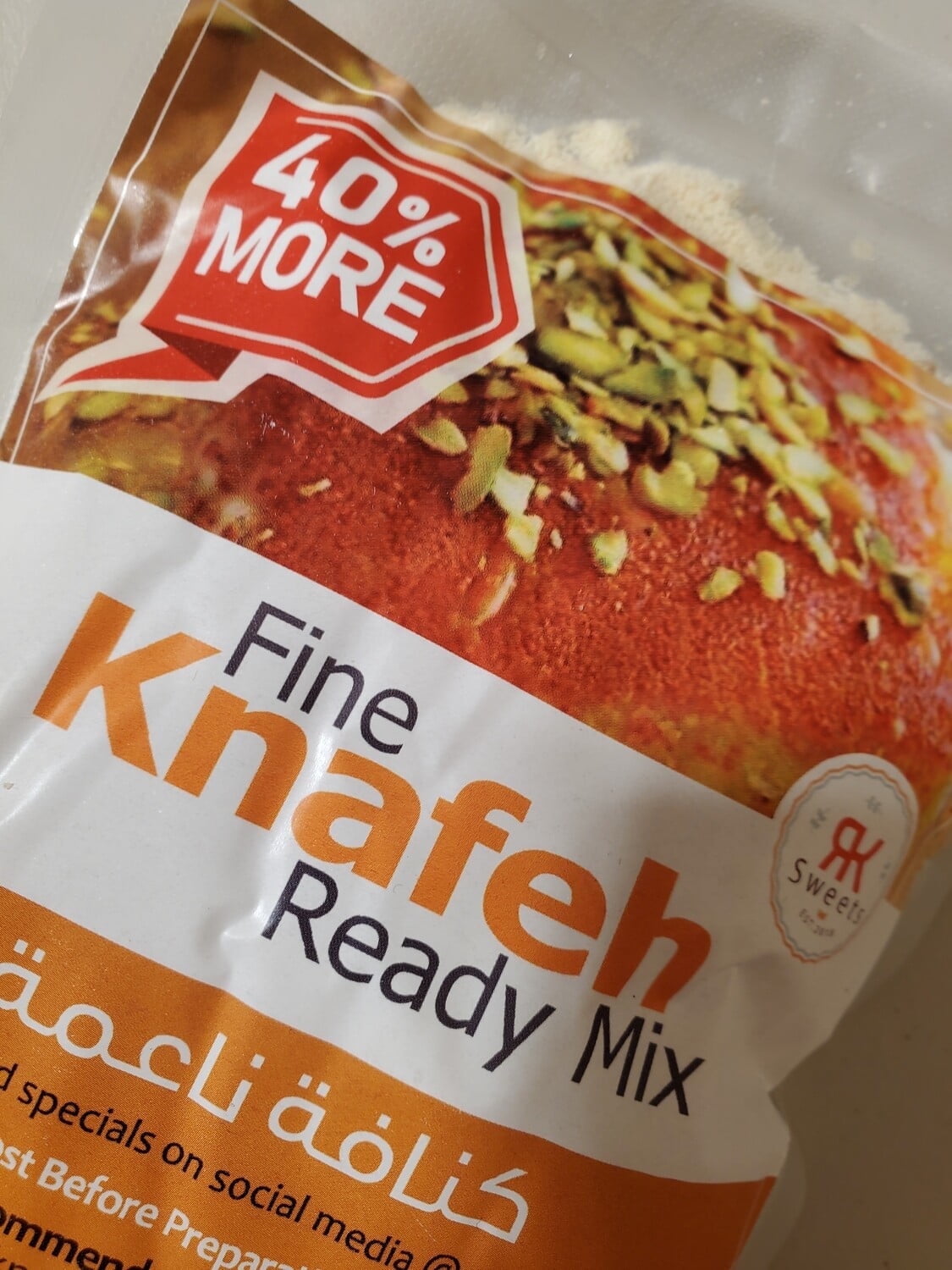 RK Sweets Fine Kanfeh Ready Mix (Fine Knafeh or Knafeh Na RK Sweets Fine Kanfeh Ready Mix (Fine Knafeh or Knafeh Na