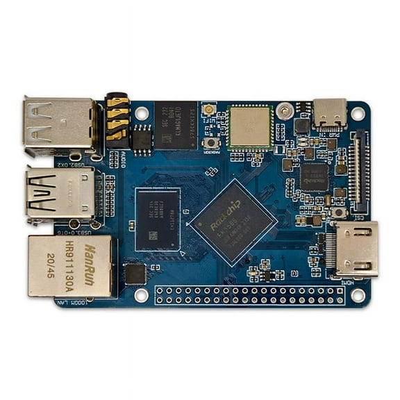 RK3566 Development Board ARM Microcontroller 4K 60fps WiFi-BT with Wired Network for Linux Android 2G+16G