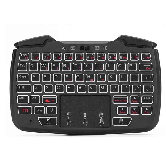 RK707 2.4GHz Wireless Portable Game Controller Keyboard Mouse Combo Turbo Function for PC/Raspberry Pi2/Android TV