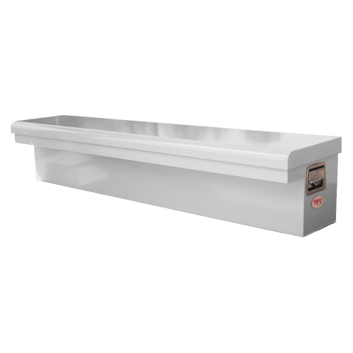RKI RKI65SLP SLP-Series Low Profile Single Lid Side Mount Tool Box, White