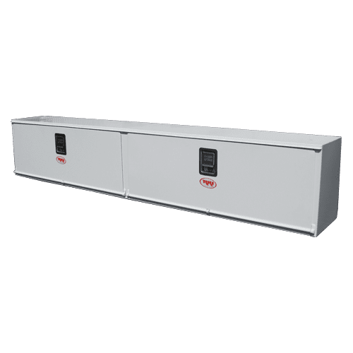 RKI RKIUS90C 90 in. Steel Double Door Upper Side Box, White