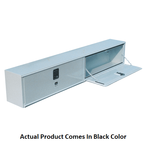 RKI RKIUS96CB 96 in. Steel Double Door Upper Side Box, Black