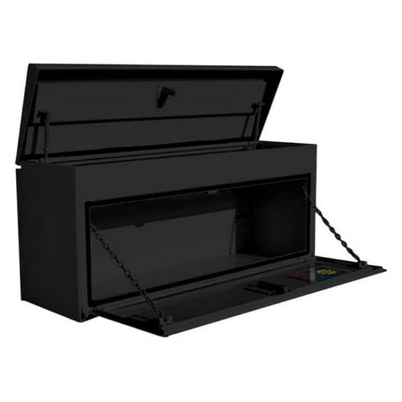 RKI RKIUST60CB 60 in. Steel Upper Side Top Opening Box, Black