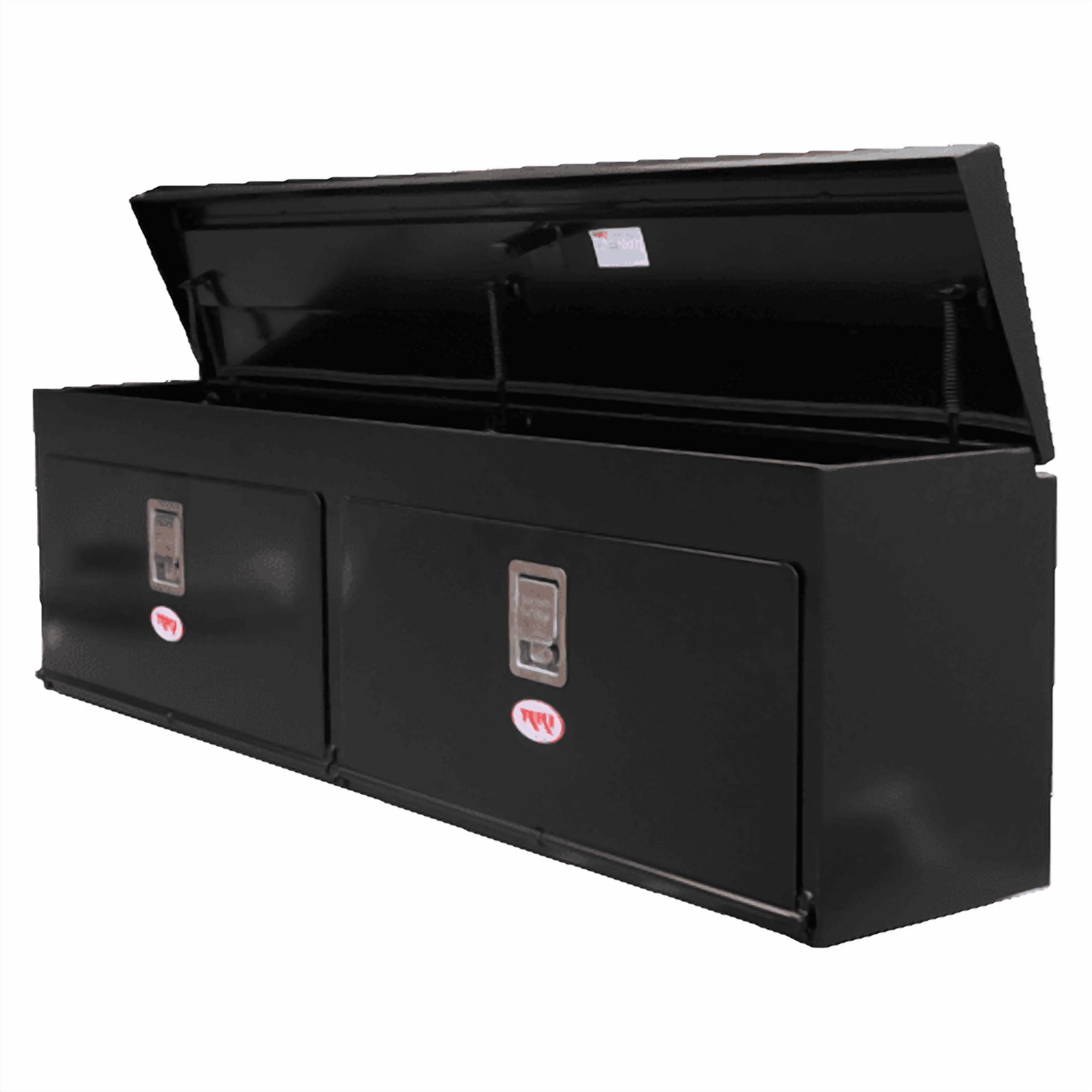 RKI RKIUST72CB 72 in. Steel Upper Side Top Opening Box, Black