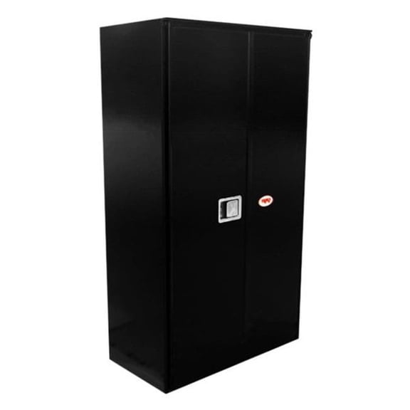 RKI RKIV366318-20 36 x 63 x 18 in. Steel Vertical Box with Overlapping Doors, Black