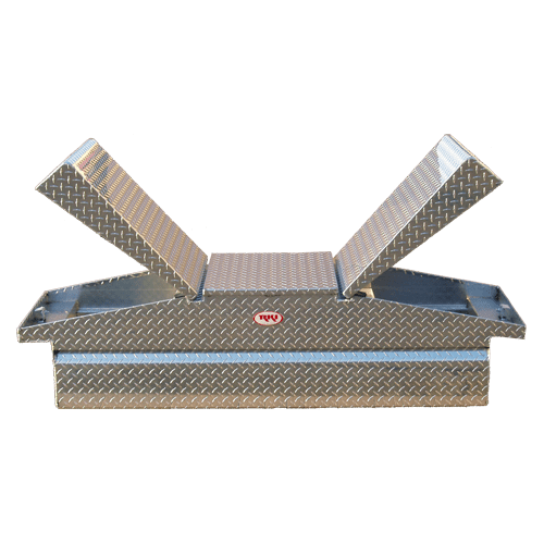 RKI ST63A Double Lid Aluminum Cross Box for Fullsize Trucks