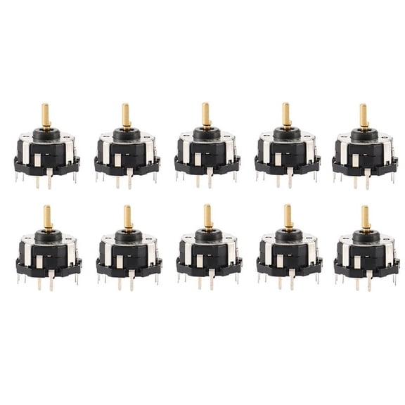 RKJXT1F42001 4-Way Switch Car Navigation Encoder Key Rocker Switch with Push Switch Encoder 10pcs