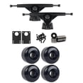 thumbnail image 1 of RKP Black Longboard Trucks Wheels Package 70mm x 46mm 83A 276C Blue Clear, 1 of 1