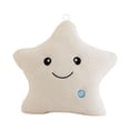 thumbnail image 1 of RKSTN 15.7" LED Twinkle Star Soft Plush Throw Pillows Toys Glowing Stuffed Star Light up Pillow Plush for Valentines's Day Brithday Home Decorations(White), 1 of 9