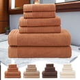 thumbnail image 1 of RKSTN 6-Piece Cotton Towel Set, Red, 1 of 3