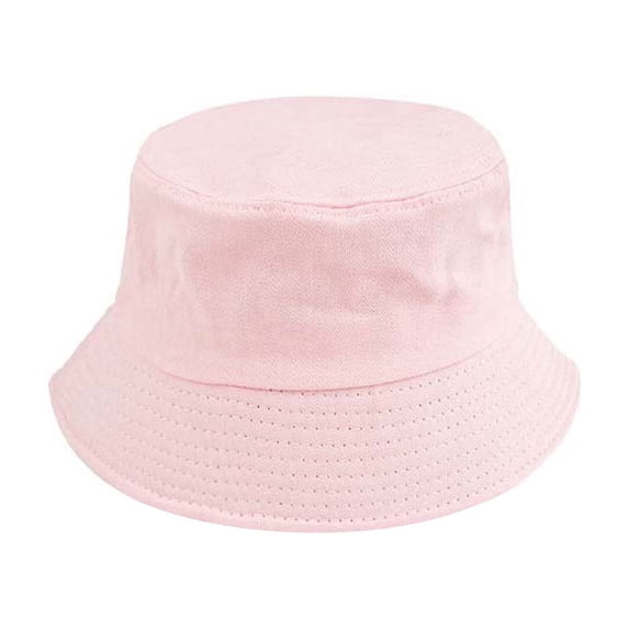 RKSTN Baby Sun Hat UV Protection Toddler Bucket Hat Cotton Wide Brim Cute Casual Versatile Toddler Hat (Pink ,Free Size)