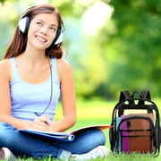 RKSTN Backpacks Office Supplies Transparent Backpack Transparent Mini Backpack Beach Bag Backpack Storage Bag Student Schoolbag Lightning Deals of Today Summer Savings Clearance on Clearance