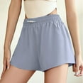 thumbnail image 1 of RKSTN Biker Shorts for Women Solid Color Stylish Drawstring Elastic Waistband Casual Comfortable Loose Wicking Running Athletic Workout Yoga Shorts with Pockets, 1 of 4