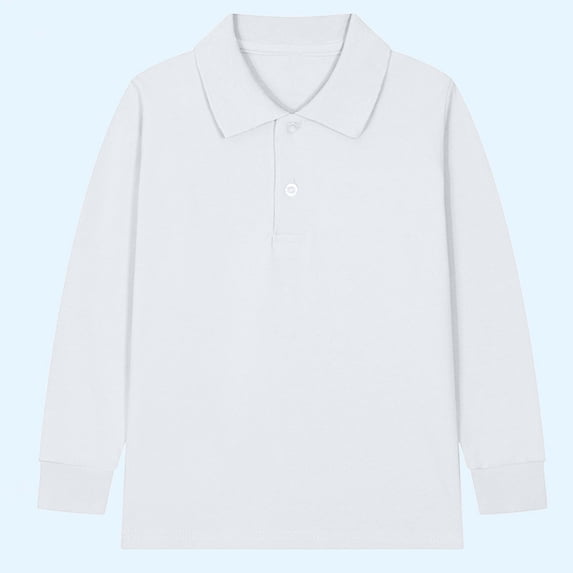 RKSTN Boys Dress Shirts Long Sleeve School Uniform Fashionable Solid Color Shirt Winter Soft Casual Shirt Fall Fashion Clothes