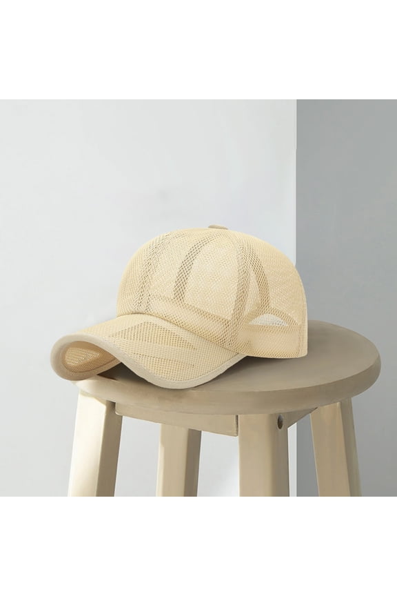 Breathable Summer Mesh Baseball Cap for Men Women, Sports Running Hat for Outdoor Sports