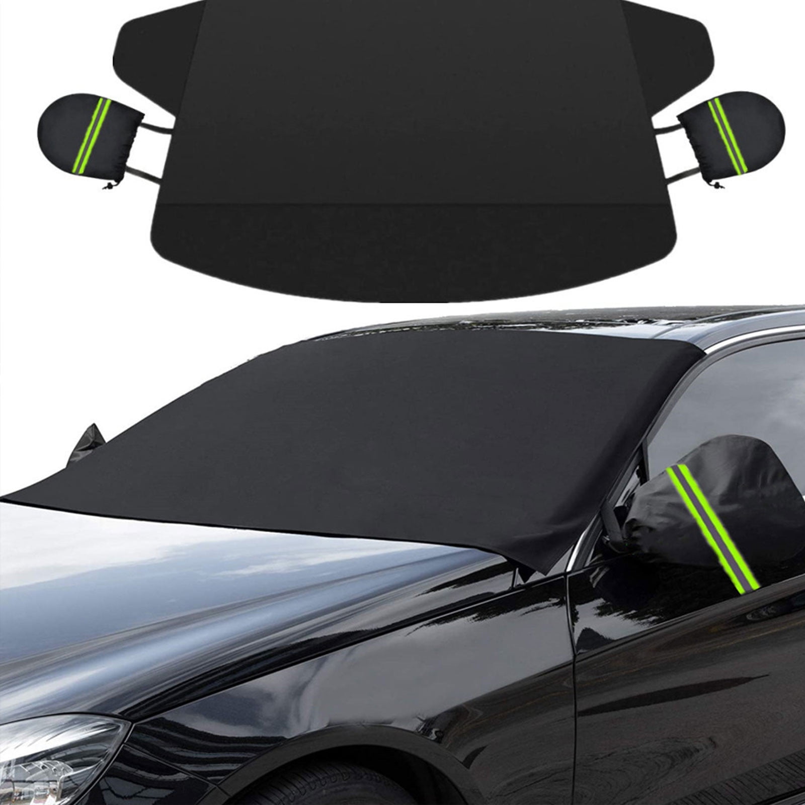 RKSTN Car Cover Car Accessories Lightweight Windshield Cover for Sunshine Ice Snow Frost UV Protection Waterproof Cloth Car Sunscreen Fits Most Cars