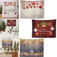 thumbnail image 1 of RKSTN Christmas Wall Scene Backdrop Extra Large Fabric Door Cover Decor Christmas Tapestry Banner Photo Background for Home Holiday Decoration Indoor Supplies, 1 of 7