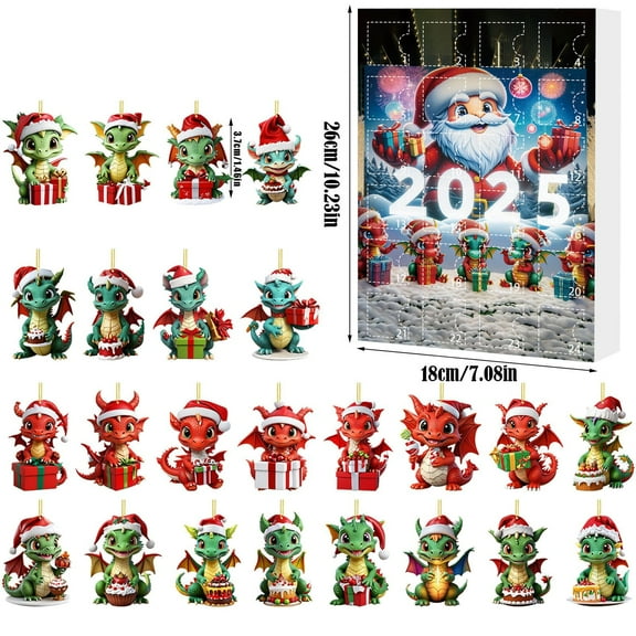 RKSTN Classic Christmas Day Countdown Calendar 2025