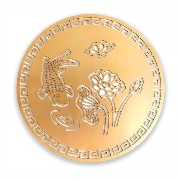 RKSTN Copper Disc for Bird Bath Copper Bathroom Purifier Purifying Bathroom Water Oscillator