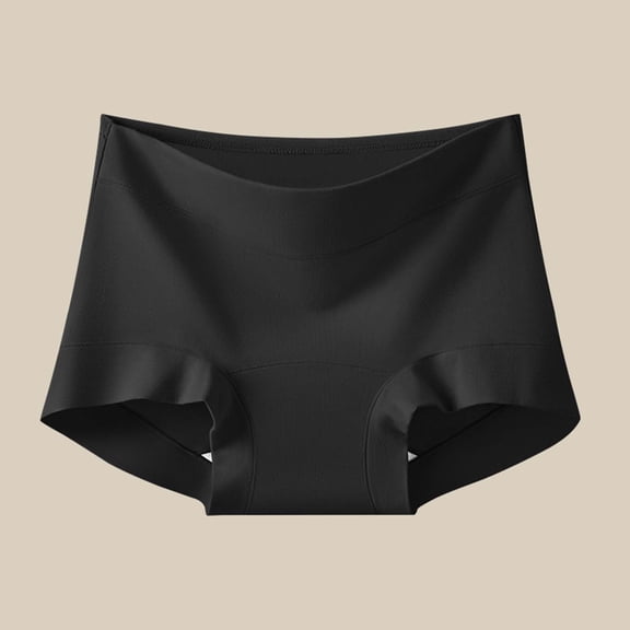 RKSTN Cotton Underwear for Women Mid Rise Seamless Underwear Solid Color Breathable Prevent Exposure Butt Lifting Briefs