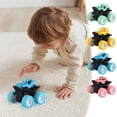thumbnail image 1 of RKSTN Dual-Sided Inertia Powered Stunt Flip Remote Control Car Toy (Blue, random car shell), 1 of 9