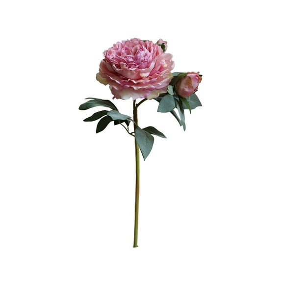 RKSTN Fake Flowers Vintage Artificial Peony Silk Flowers Wedding Home Decoration,Pack of 1 (Purple)