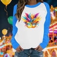 RKSTN Fall Sweatshirts for Women Plus Size Mask Feather Graphic Printed ...