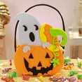 thumbnail image 1 of RKSTN Halloween Pumpkin Decorations Trick or Treat Bags, Multifunctional Non-Woven Halloween Bucket with Handles, Gift Bags, Small Candy Bags for Halloween Party Supplies, 1 of 6
