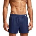 thumbnail image 1 of RKSTN Mens Boxers Shorts Plus Size Knitted Solid Color Relaxed Fit Breathable Home Loungewear Sleeping Cotton Boxers for Men (Navy ,XXXXL), 1 of 8