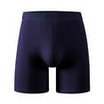 thumbnail image 1 of RKSTN Mens Briefs Bamboo Mid Rise Solid Color Comfortable Long Length Lounge Workout Flattering Underwear Briefs Shorts, 1 of 2