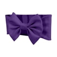 thumbnail image 1 of RKSTN No-Tie Elastic Chair Sash with Flower Bow - Bamboo Style Back Decor - Purple, 1 of 4