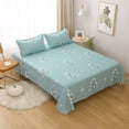 thumbnail image 1 of RKSTN Queen Sheets Beautiful Flower Patterns Ease Friendly Washable Sheets Bed Sheets Queen Size, 1 of 6