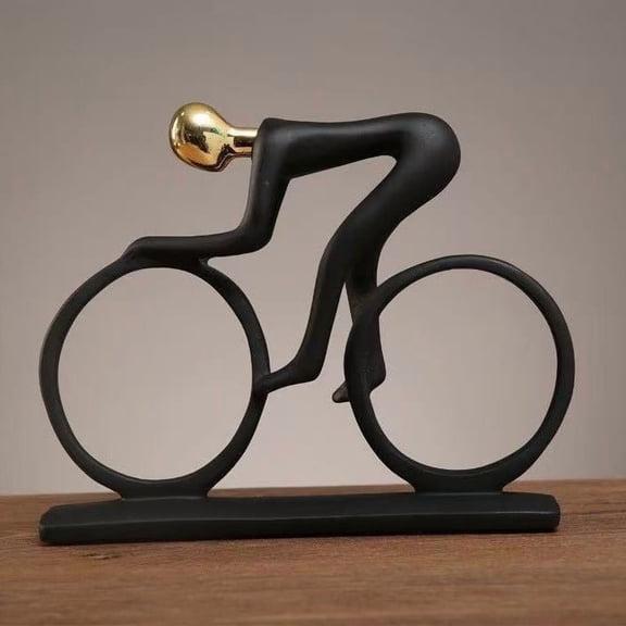 RKSTN Resin Sports Figure Statues for Desk Office Room Home Decor - Gold
